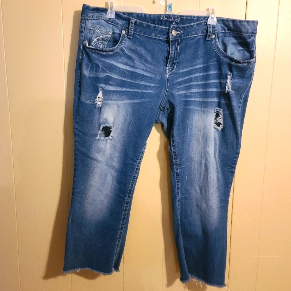 Women's plus size 24 Amethyst jeans